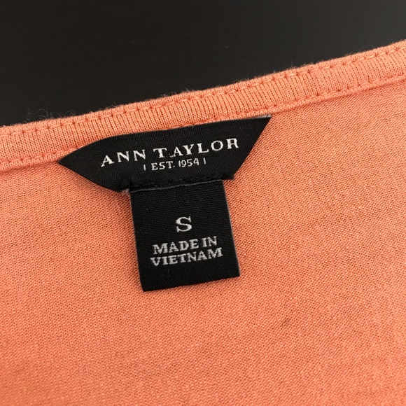 Ann Taylor Layered Look Short Sleeve T-Shirt | Knot Front - Picture 6 of 8